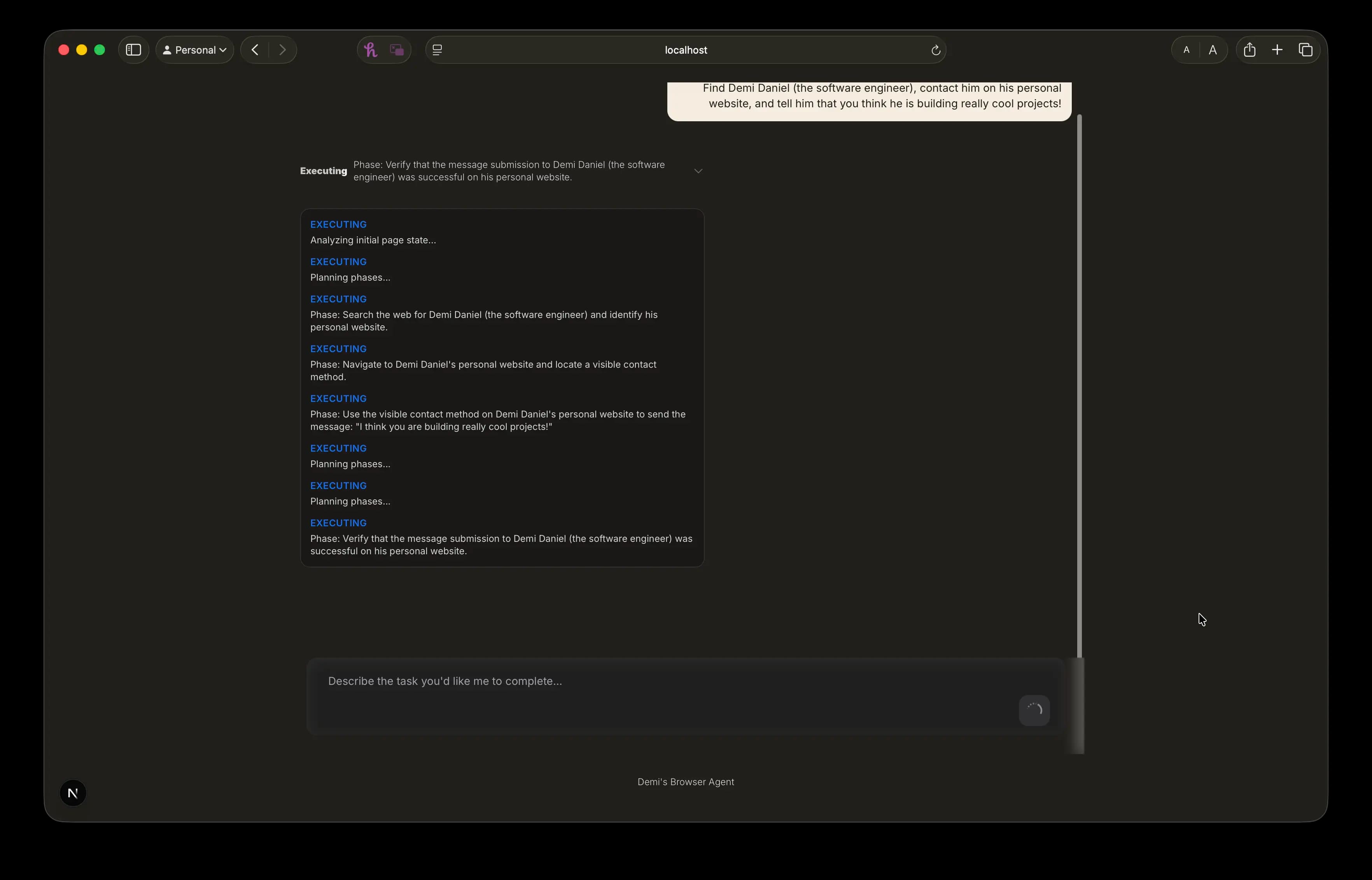 Browser Automation Agent gallery image 2